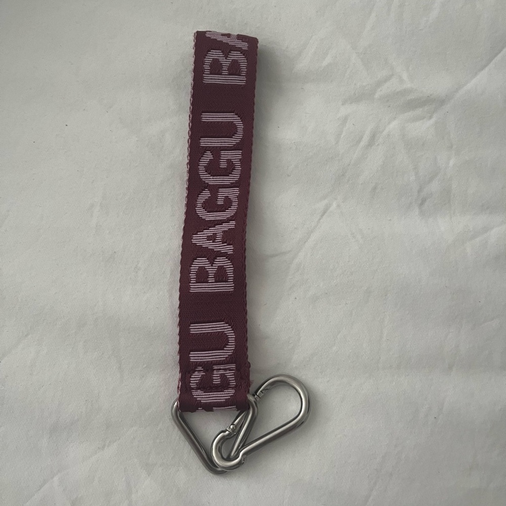 Baggu Maroon Keychain
